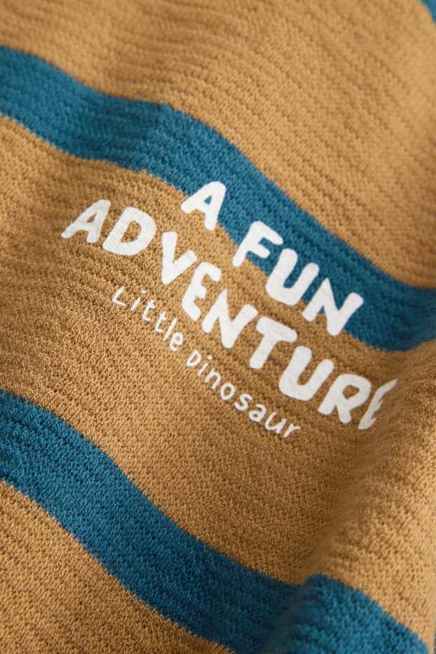 Children Boys - Long sleeve top - striped - brown