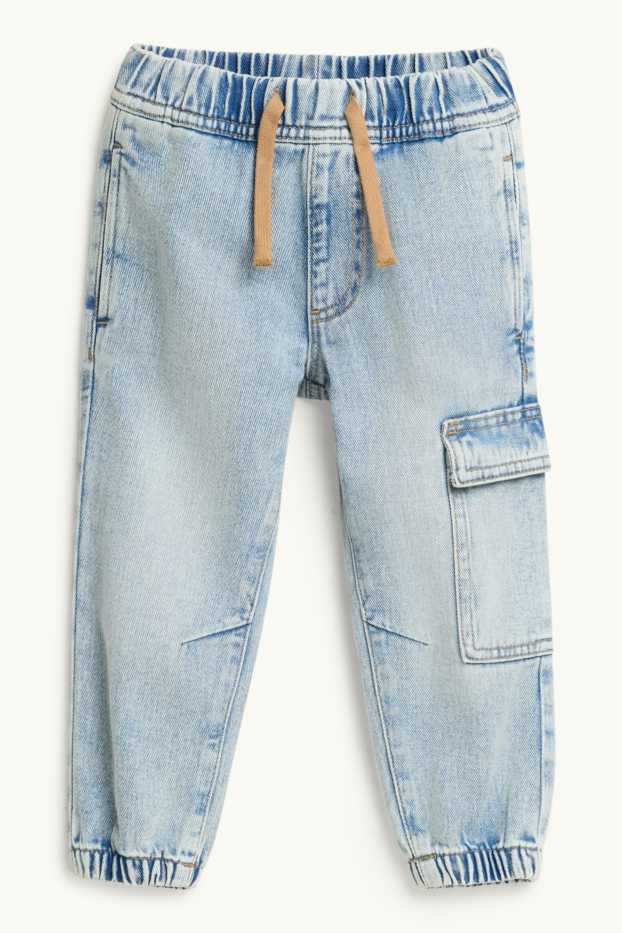 Children Boys - Cargo jeans - denim-light blue