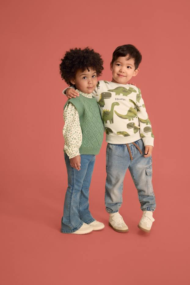 Children Boys - Cargo jeans - denim-light blue
