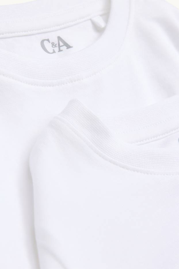 Children Boys - Multipack of 2 - long sleeve top - white