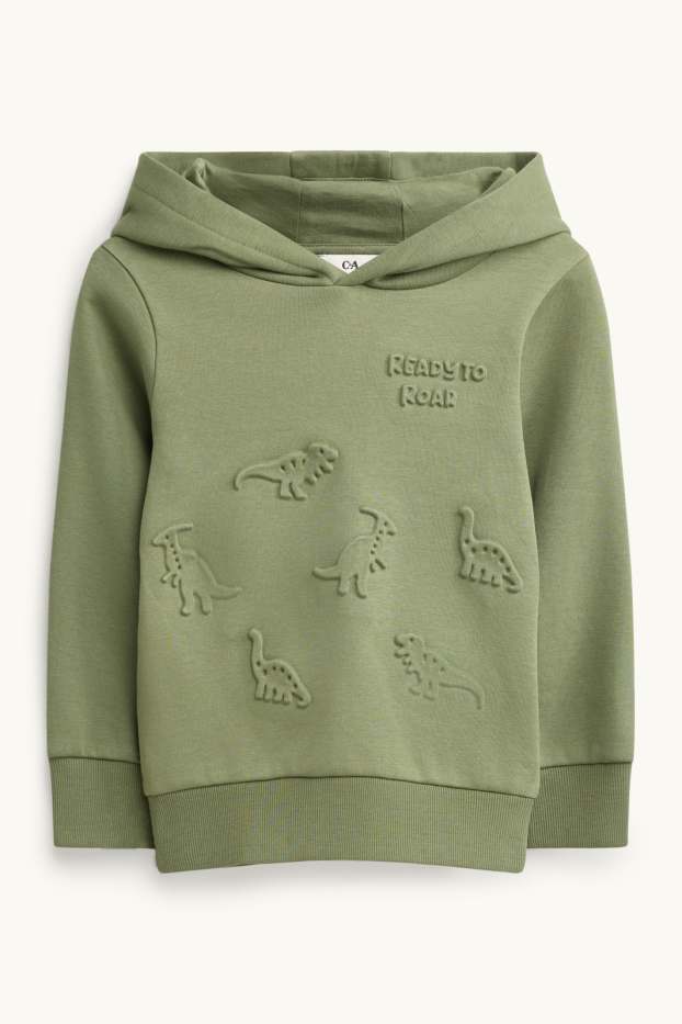 Children Boys - Dino - hoodie - green