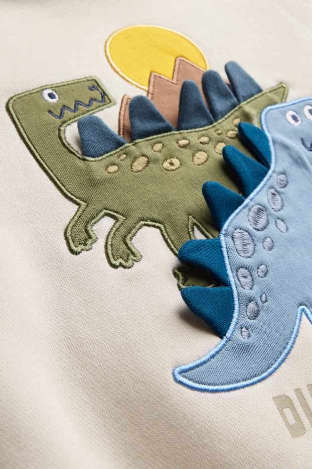 Children Boys - Dino - hoodie - beige
