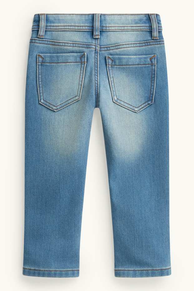 Children Boys - Slim jeans - thermal jeans - blue denim