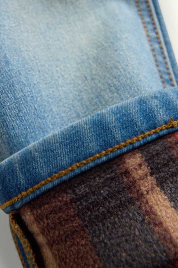 Children Boys - Slim jeans - thermal jeans - blue denim
