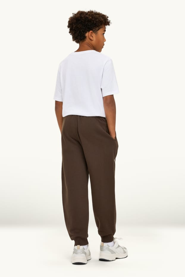 Children Boys - Joggers - dark brown
