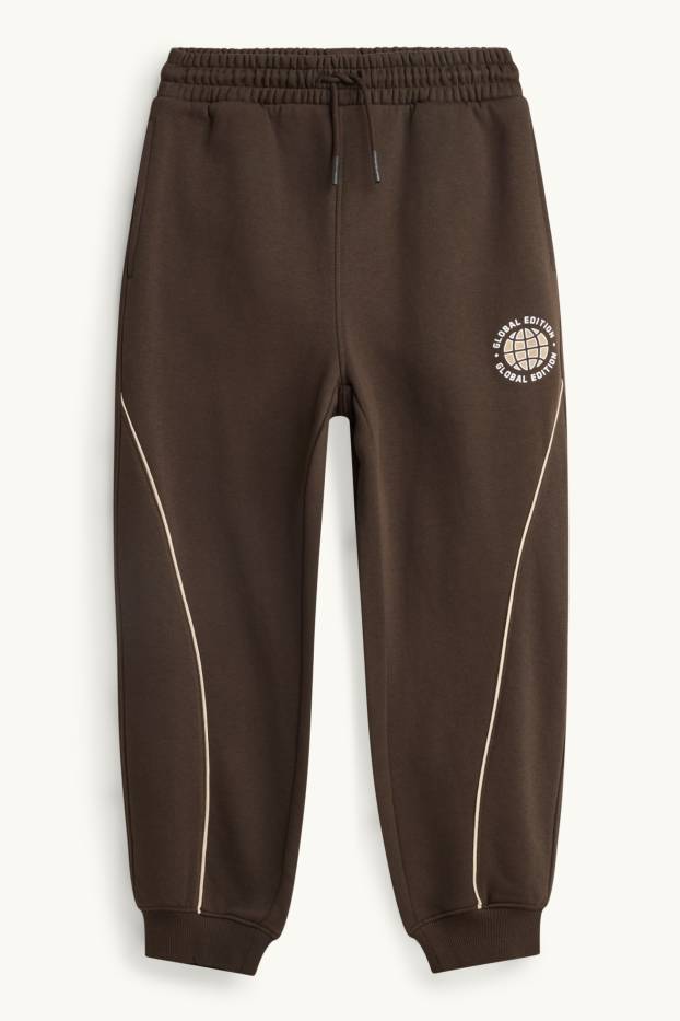 Children Boys - Joggers - dark brown