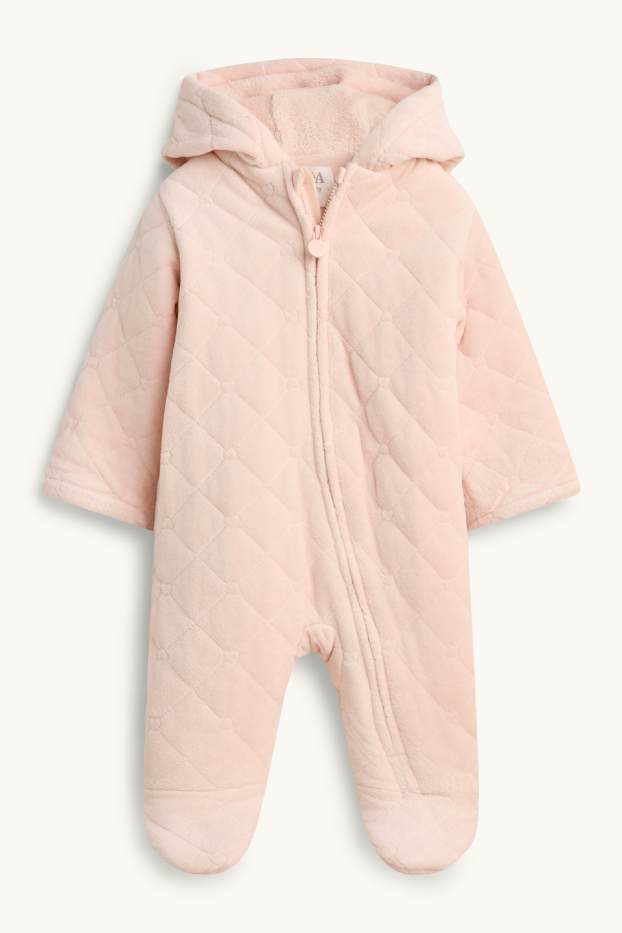 Baby Girls - Baby jumpsuit - patterned - pale pink