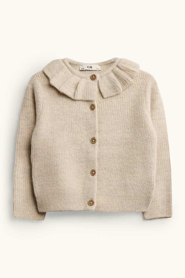 Children Girls - Cardigan - beige