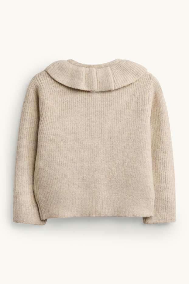 Children Girls - Cardigan - beige