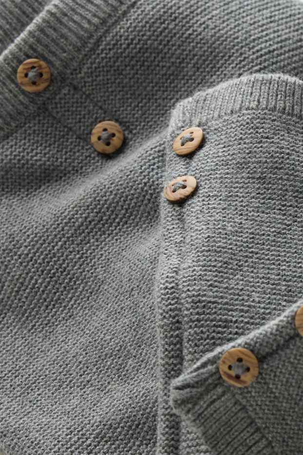 Unisex - Newborn leggings - gray