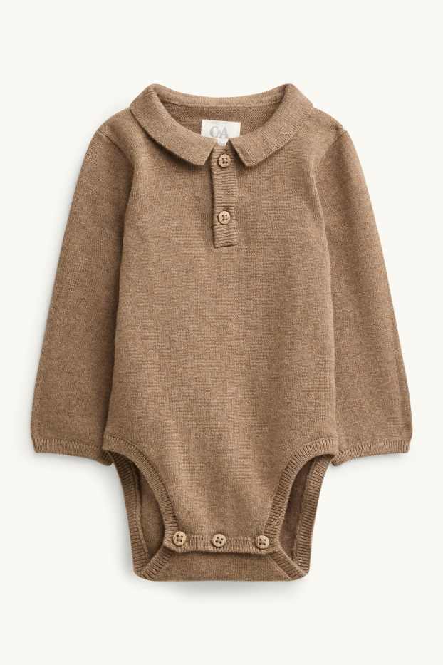 Baby Boys - Newborn outfit - 2 piece - brown