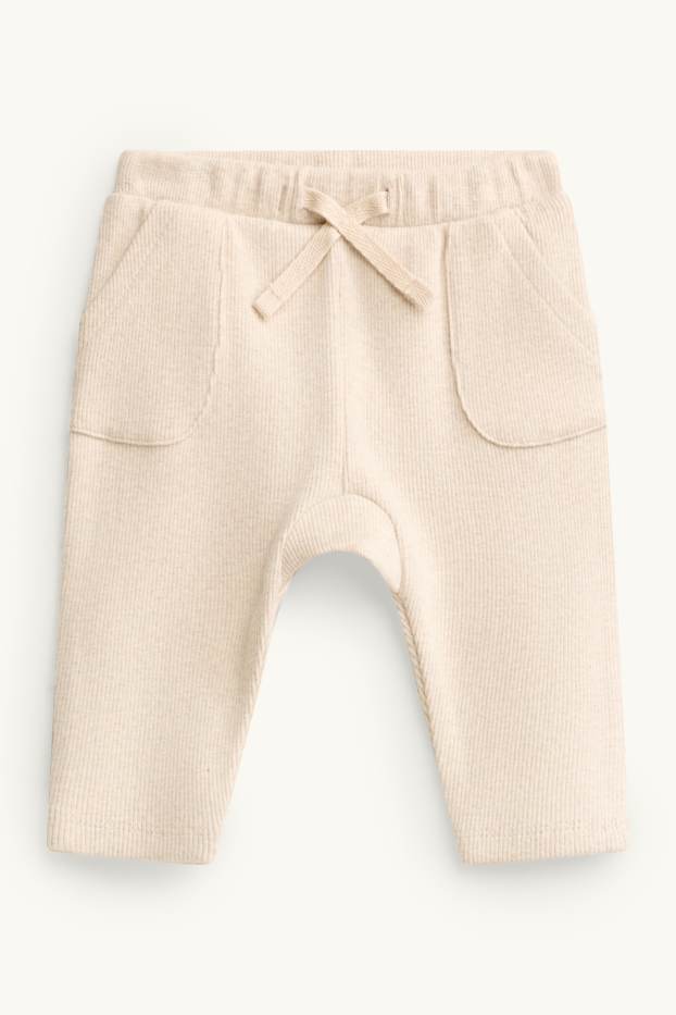 Baby Boys - Woodland animals - newborn outfit - 2 piece - cremewhite