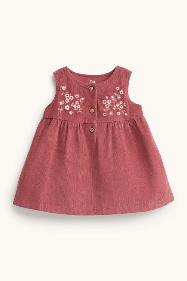 Baby Girls - Floral - newborn outfit - 2-piece - rust