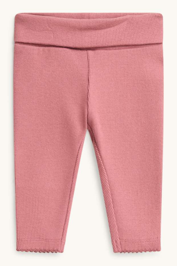Baby Girls - Baby outfit - 3 piece - rose / beige