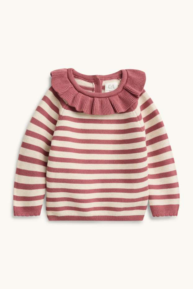 Baby Girls - Baby outfit - 2 piece - rose / beige