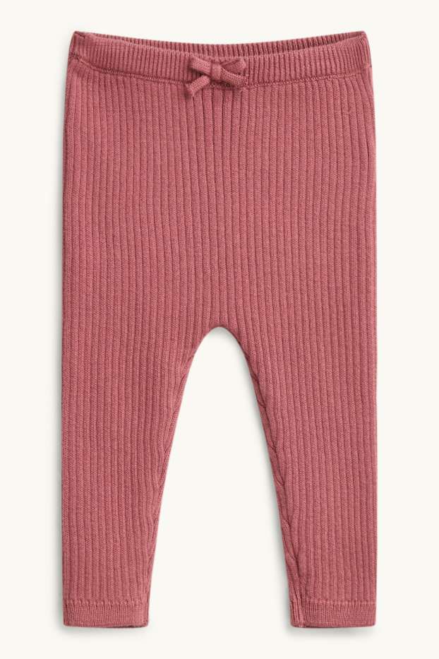 Baby Girls - Baby outfit - 2 piece - rose / beige