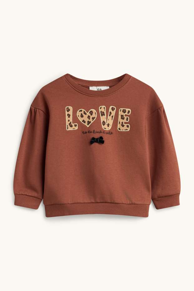 Children Girls - Sweatshirt - rust