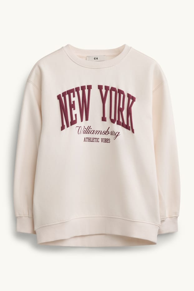 Children Girls - New York - sweatshirt - cremewhite