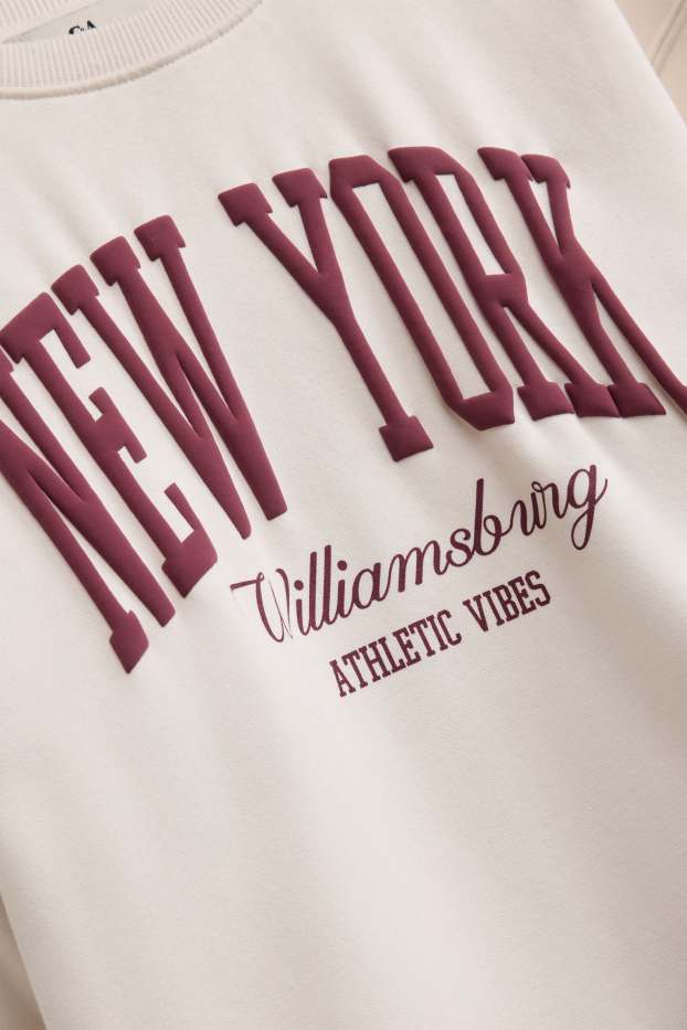 Children Girls - New York - sweatshirt - cremewhite