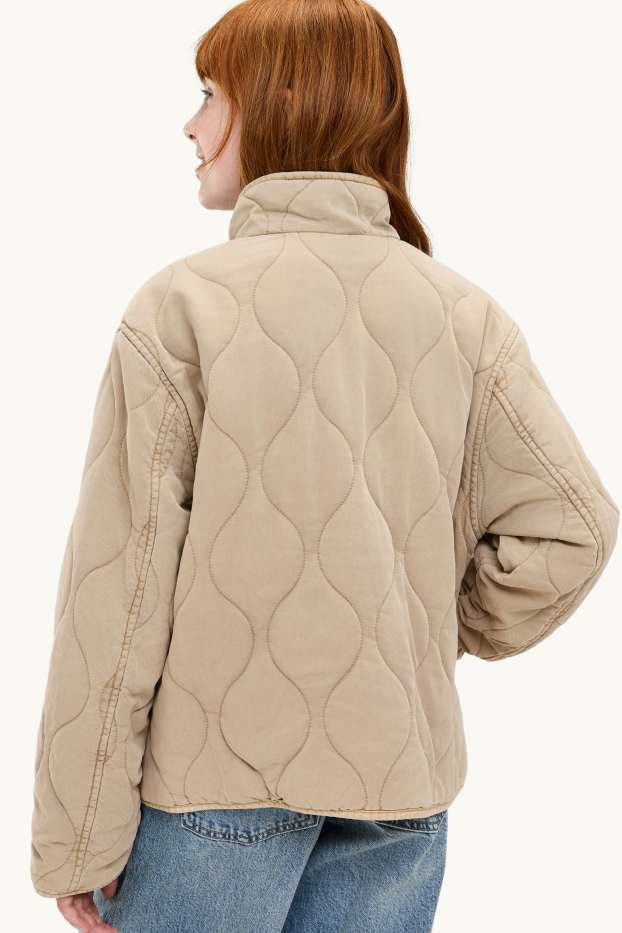 Children Girls - Quilted jacket - beige