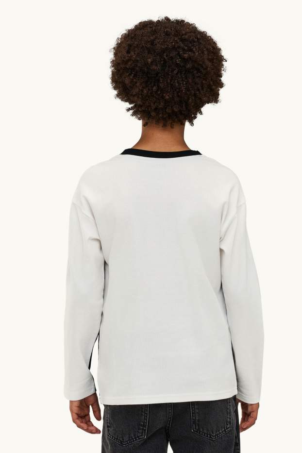 Children Boys - Multipack of 2 - skate - long sleeve top - black / white