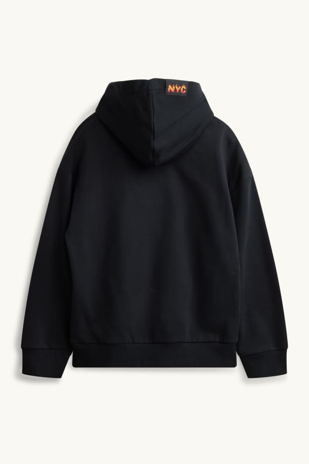 Pizza - hoodie - black