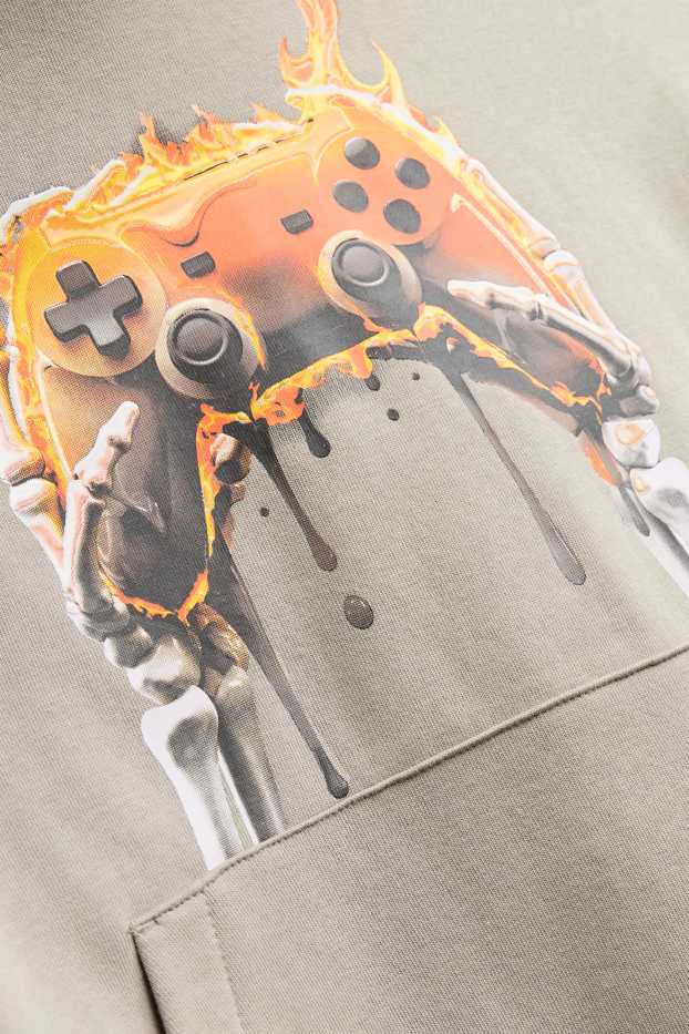 Gaming controller - hoodie - khaki
