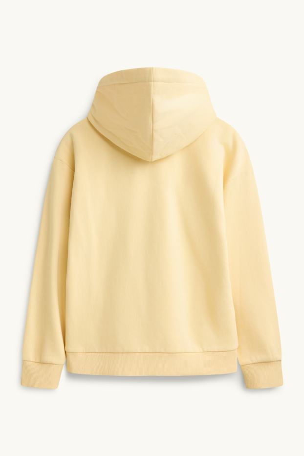 Flames - hoodie - yellow