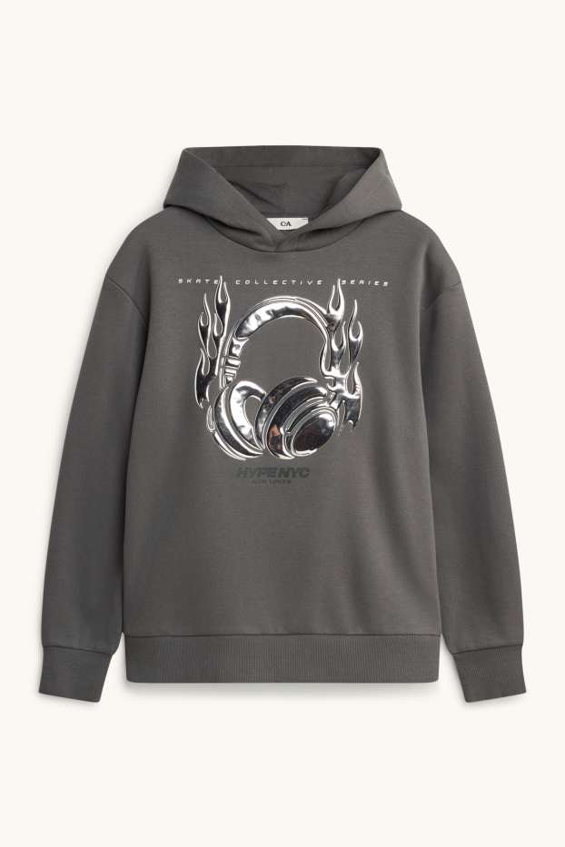 Children Boys - Headphones - hoodie - dark gray