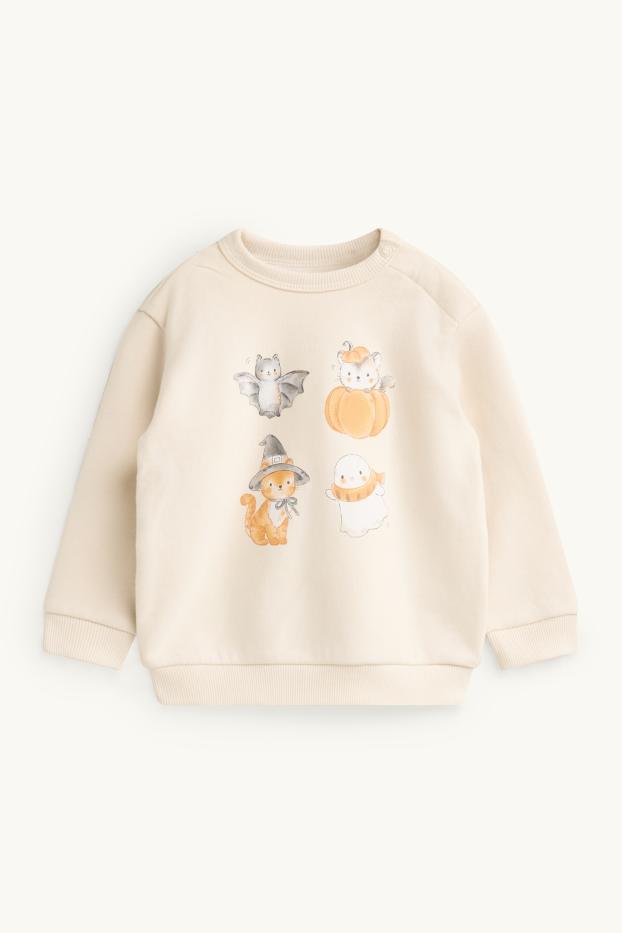 Baby Girls - Halloween - baby outfit - 2 piece - orange / cremewhite