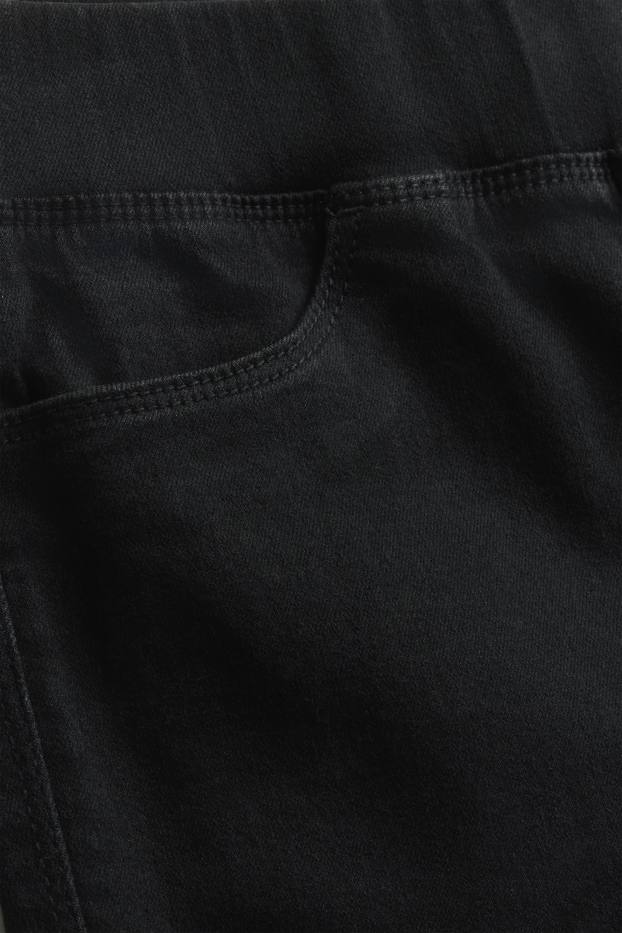 Children Girls - Flared jeggings - black