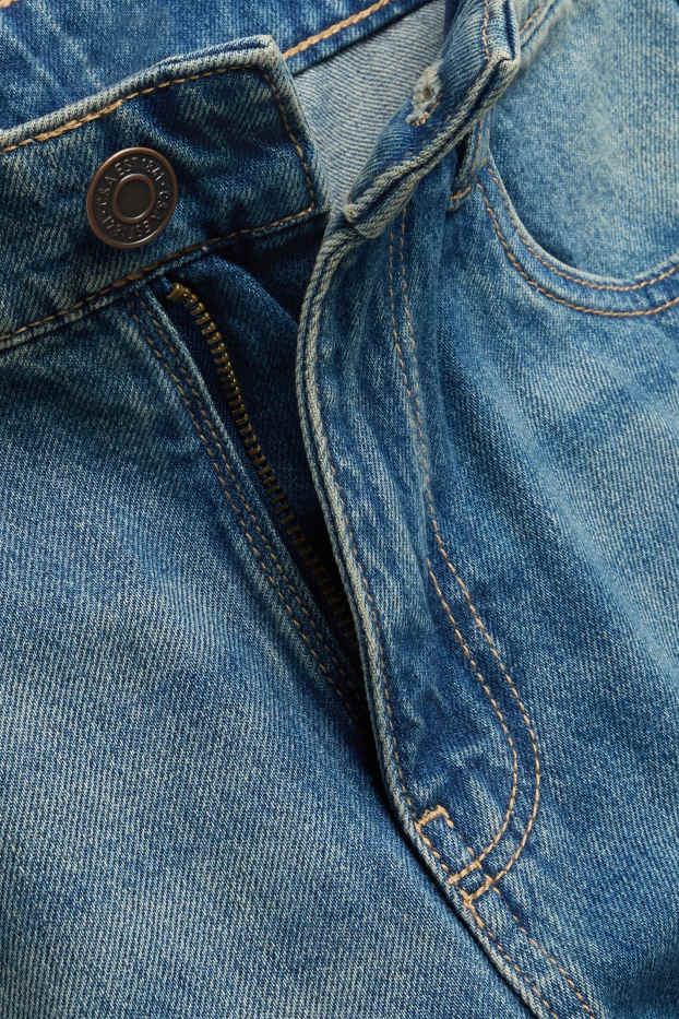 Children Boys - Loose fit jeans - extra-wide waistband - blue denim