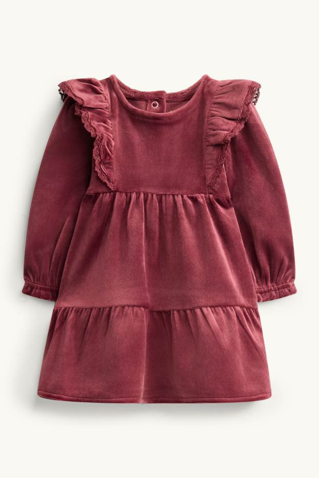 Baby Girls - Baby dress - bordeaux
