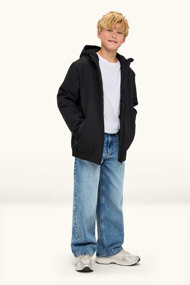 Children Boys - Baggy jeans - thermal jeans - denim-light blue