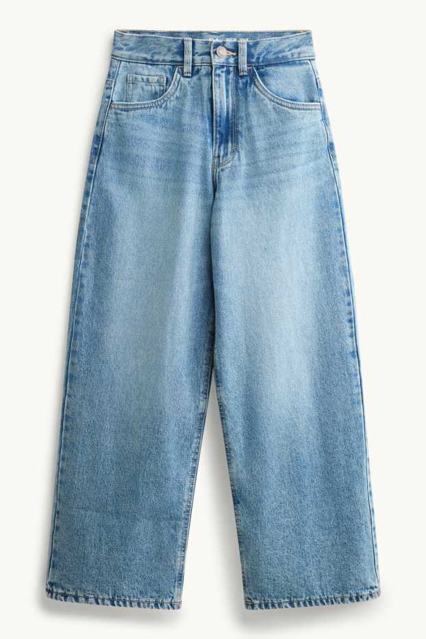 Children Boys - Baggy jeans - thermal jeans - denim-light blue