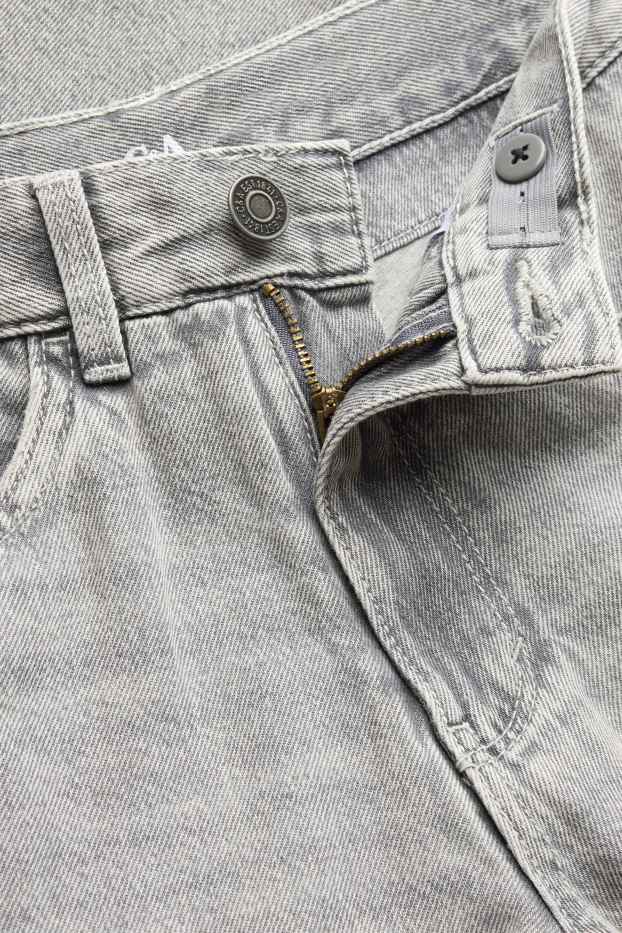 Children Boys - Baggy jeans - thermal jeans - denim-gray