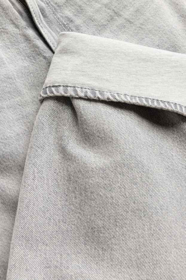 Children Boys - Baggy jeans - thermal jeans - denim-gray