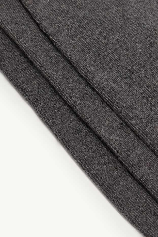 Children Girls - Multipack of 3 - tights - dark gray melange