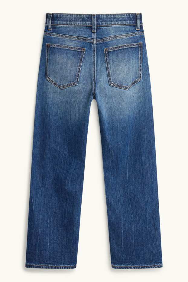 Children Boys - Relaxed jeans - thermal jeans - blue denim