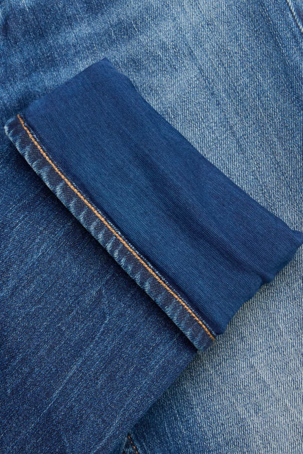 Children Boys - Relaxed jeans - thermal jeans - blue denim