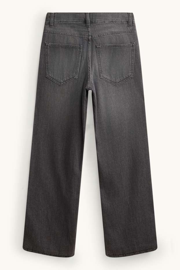 Children Boys - Baggy jeans - thermal jeans - denim-dark gray