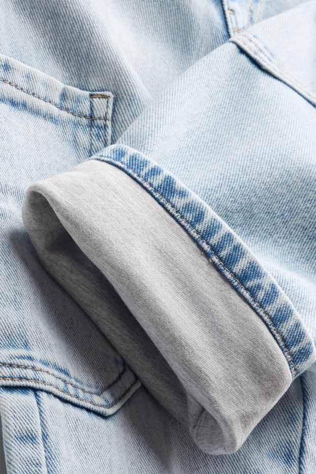 Children Boys - Cargo jeans - thermal jeans - denim-light blue