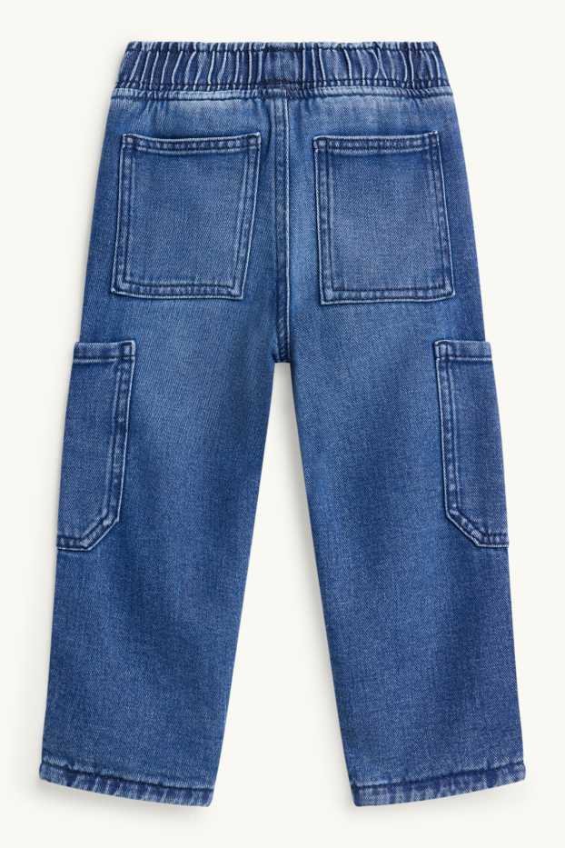 Children Boys - Relaxed jeans - thermal jeans - blue denim
