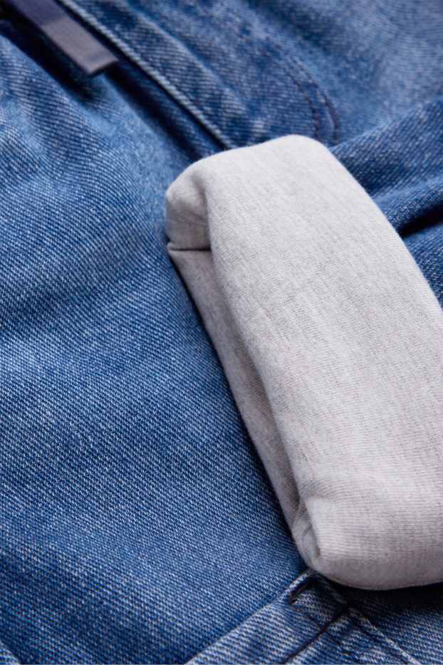 Children Boys - Relaxed jeans - thermal jeans - blue denim