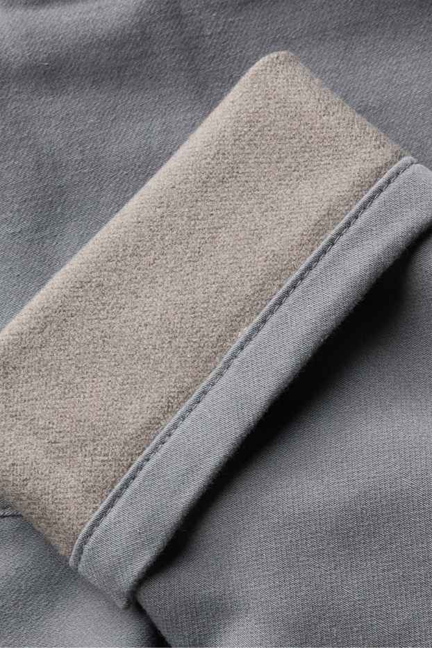 Children Boys - Straight jeans - thermal jeans - gray