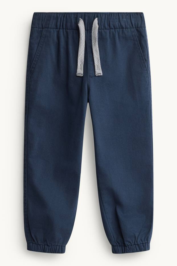 Children Boys - Thermal joggers - dark blue