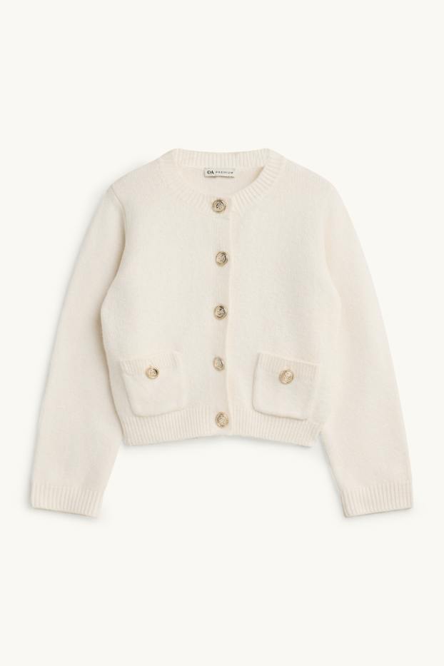 Children Girls - Cardigan - cremewhite