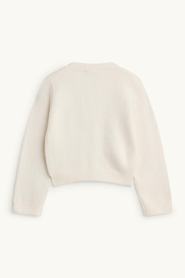 Children Girls - Cardigan - cremewhite