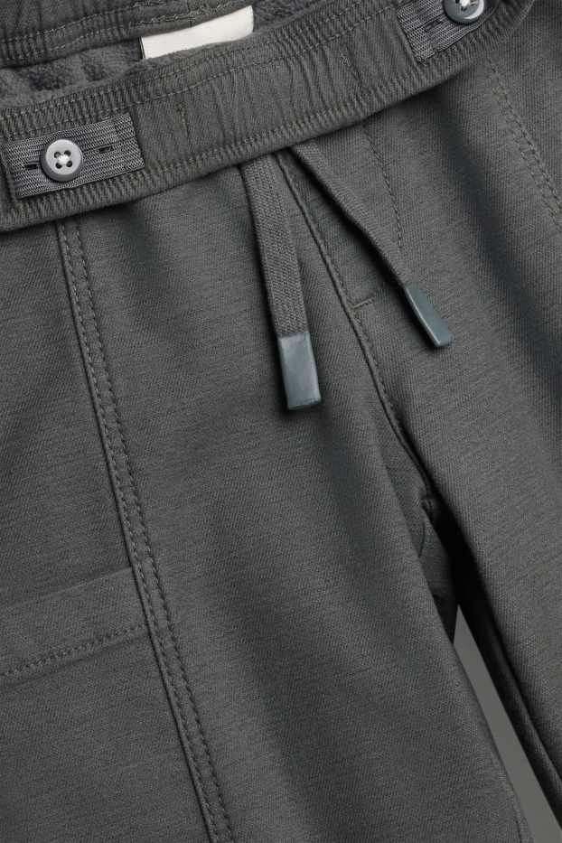Children Boys - Thermal joggers - dark gray