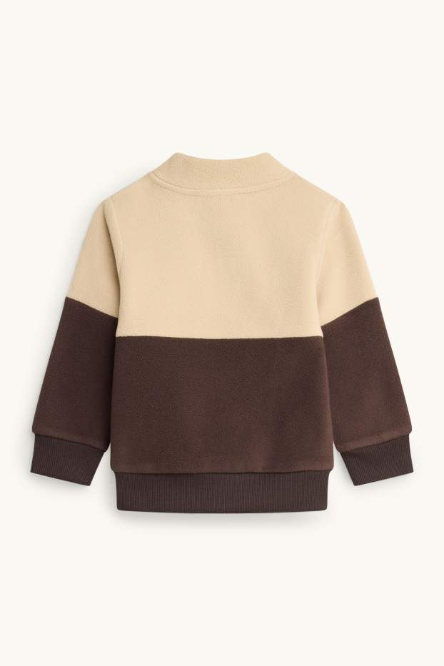 Children Boys - Fleece jumper - beige / brown